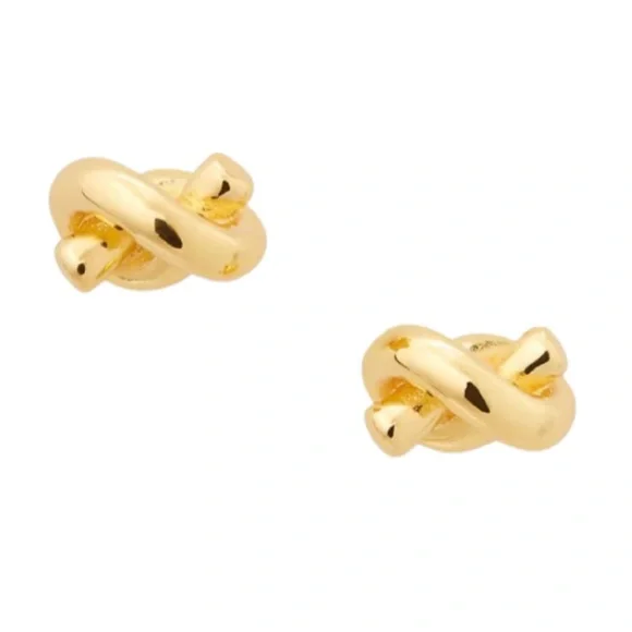 KATE SPADE • Gold Sailor’s Knot Earrings - Picture 1 of 4